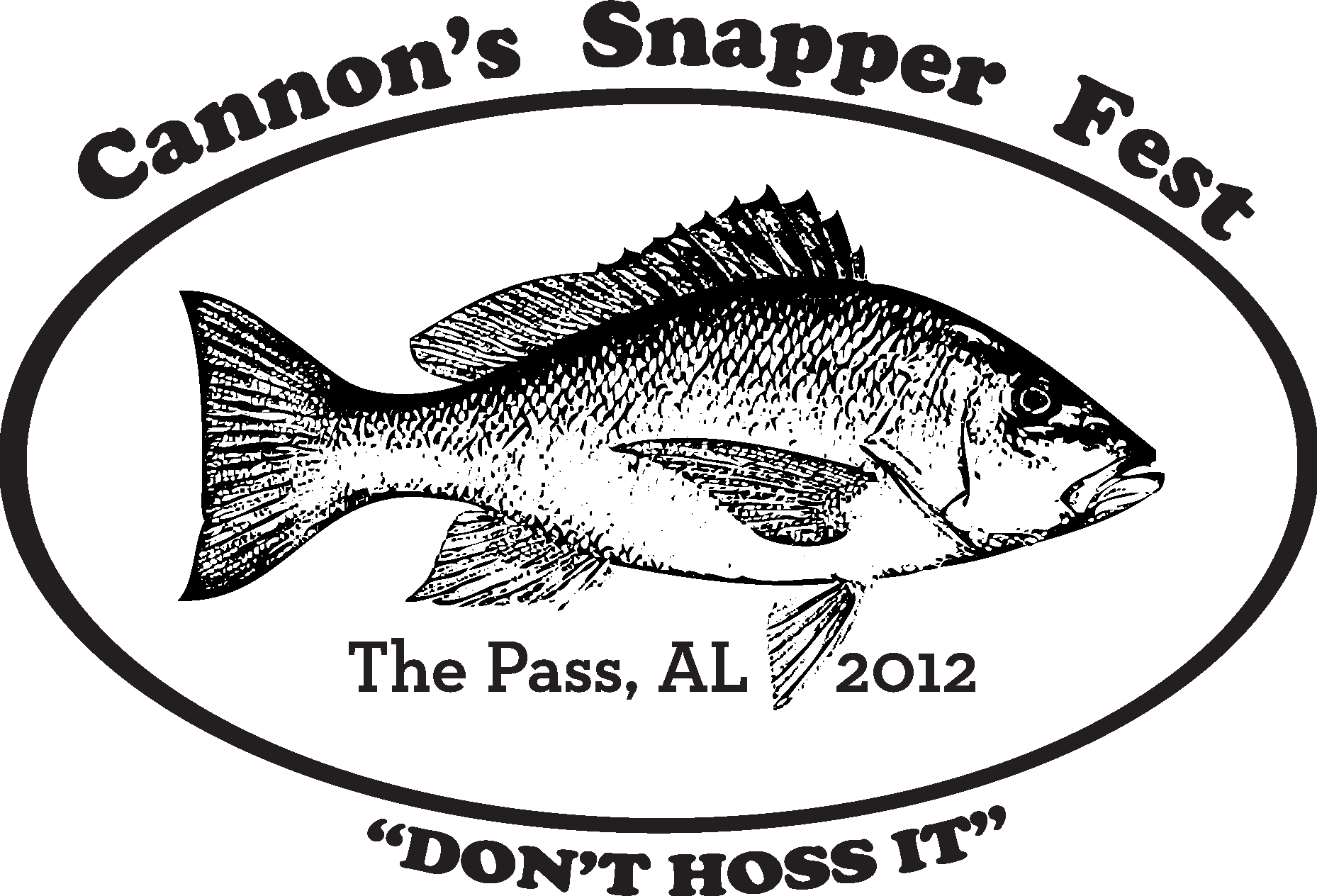Cannon Snapper Fest Logo Vector Logo